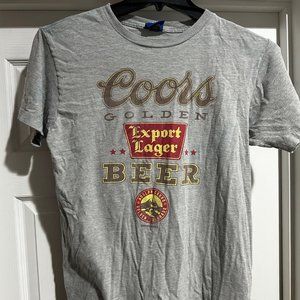 Coors Golden Export Lager Beer Vintage Style T-Shirt Medium